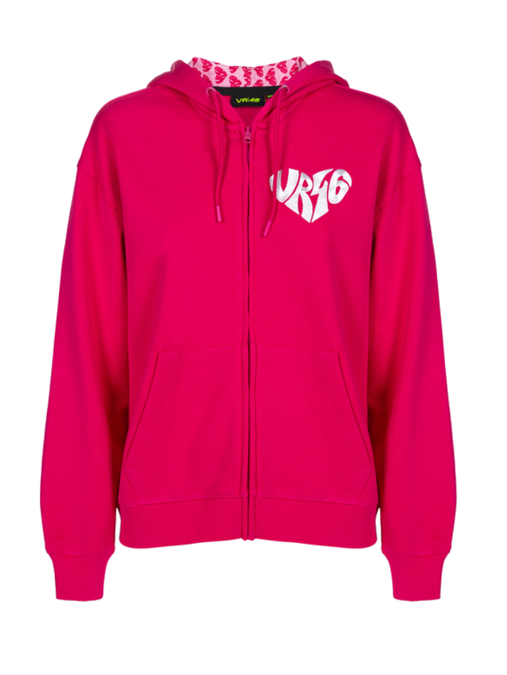 Felpa donna Valentino Rossi “Love VR46”-1