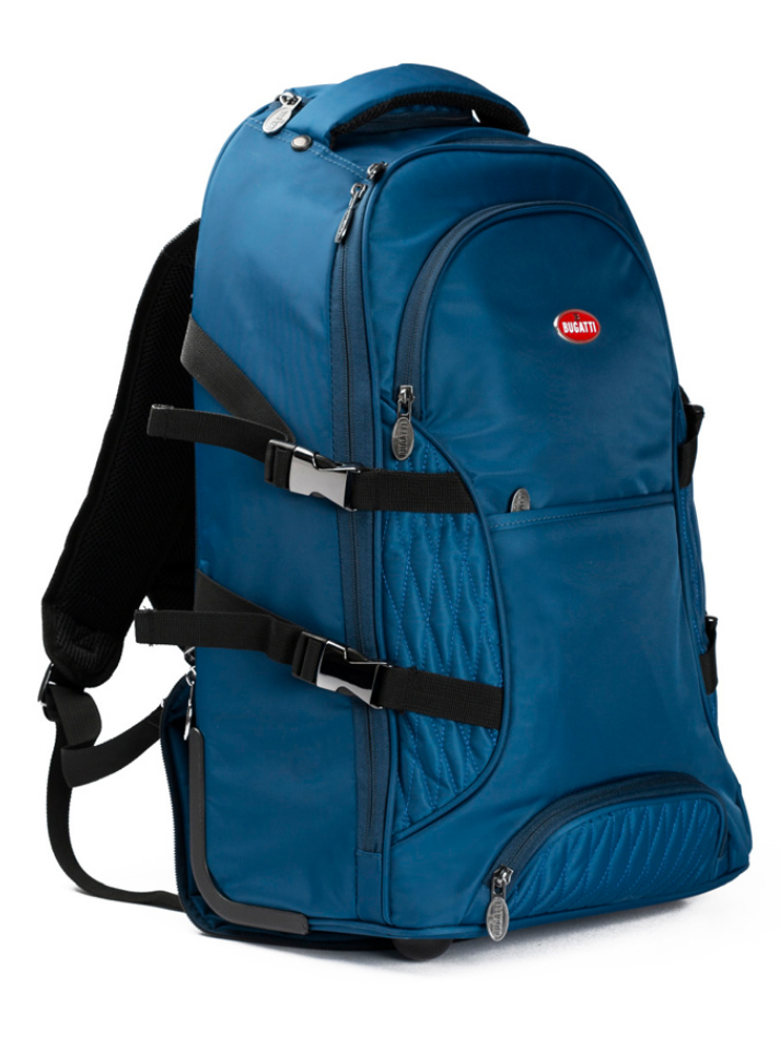 Bugatti borsa Trolley Nero / Blu
