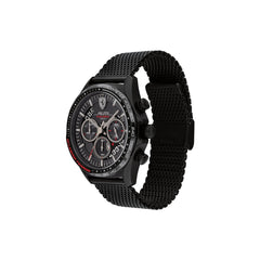 Scuderia Ferrari Orologio Pilota Evo Nero-3