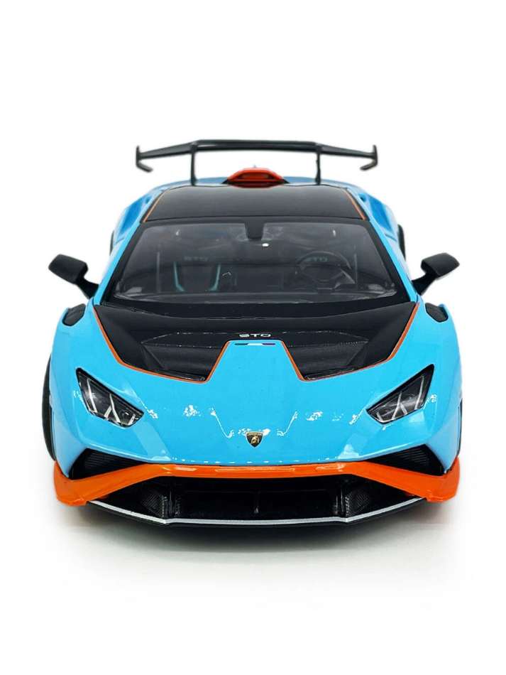 Modellino auto 1:18 LAMBORGHINI HURACAN STO  blue exclusive model-8