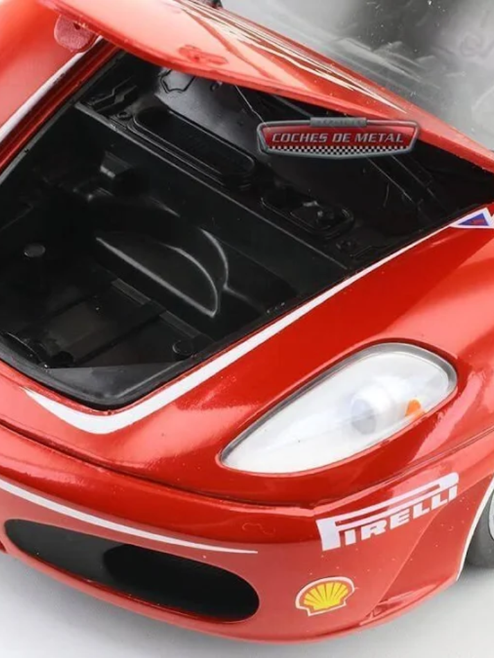 RARITY Modellino auto in scala  1:18 P4403 FERRARI 430 CHALLENGE FOUNDATION HOT WHEELS MATTEL-9