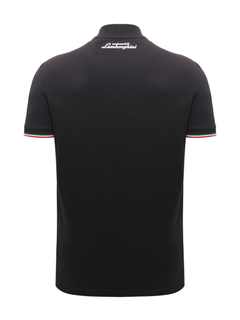 Polo Korean Uomo Lamborghini Squadra Corse SPORTSWEAR 2026/27 Nero-3