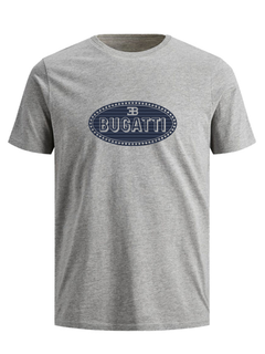 Bugatti T-shirt uomo Grigia con logo-2