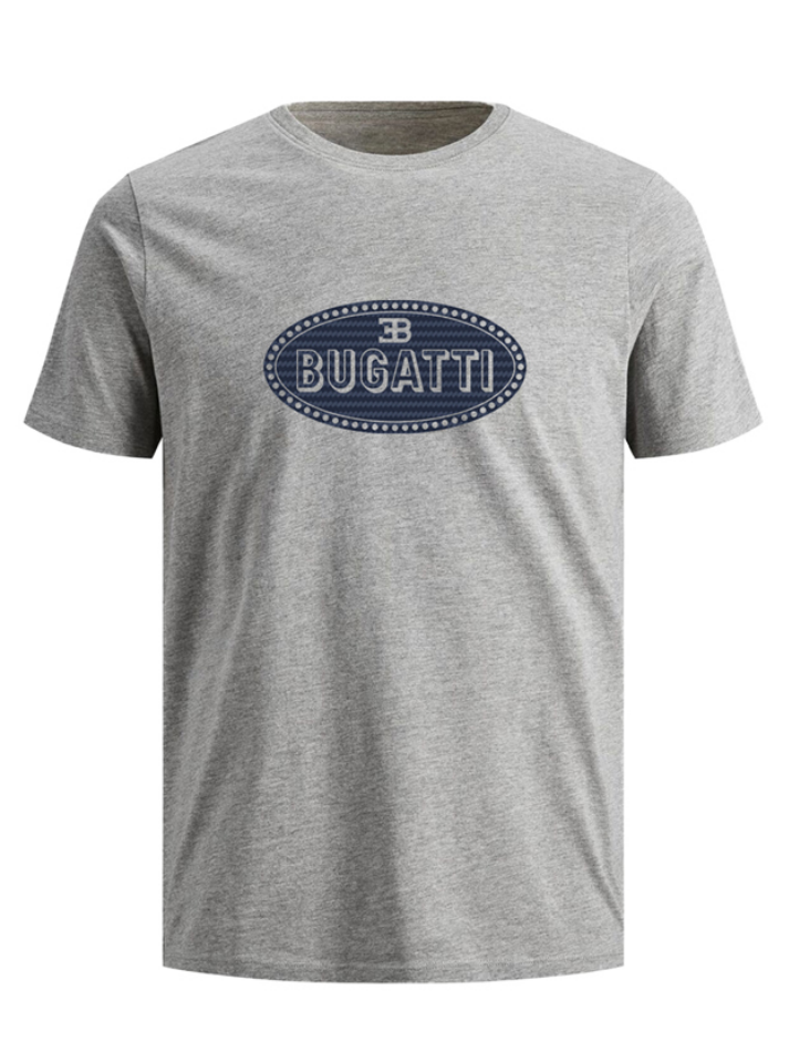 Bugatti T-shirt uomo Grigia con logo
