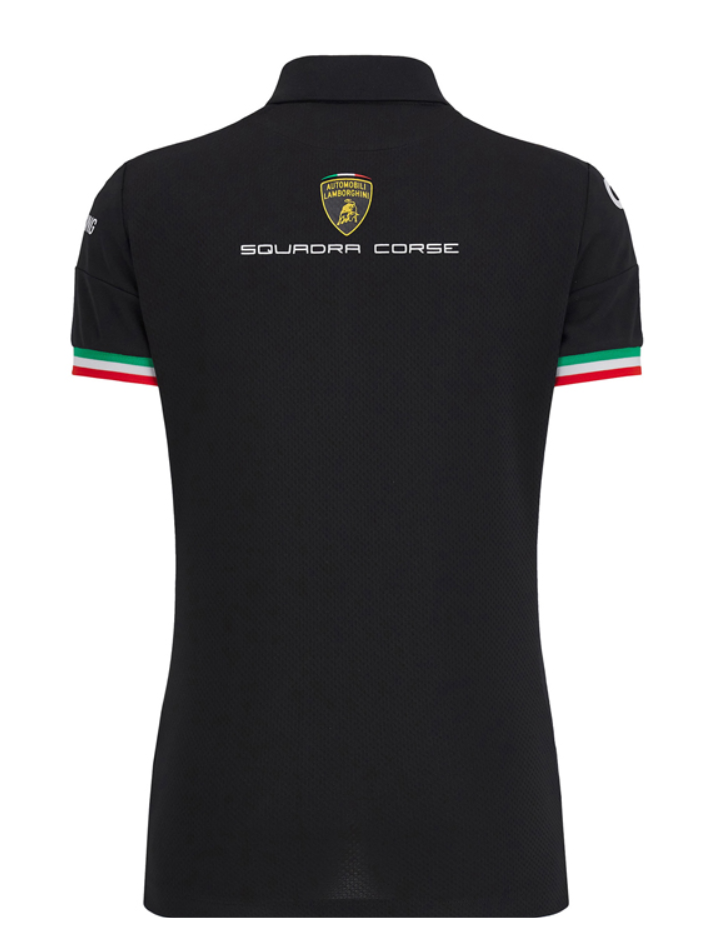 Polo Donna Automobili Lamborghini Squadra Corse LMDH 2024/25 Nero-3