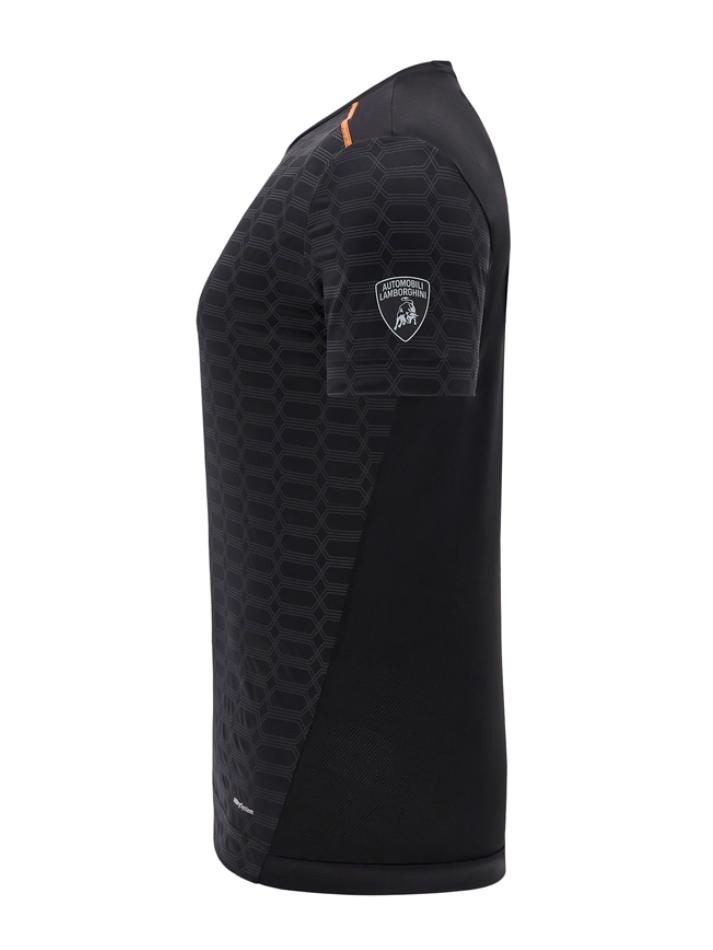 Automobili Lamborghini Emeric T-shirt ACTIVEWEAR 2024/25 Nero/Arancio-3