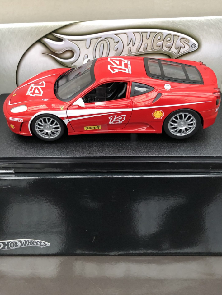 RARITY Modellino auto in scala  1:18 P4403 FERRARI 430 CHALLENGE FOUNDATION HOT WHEELS MATTEL-10