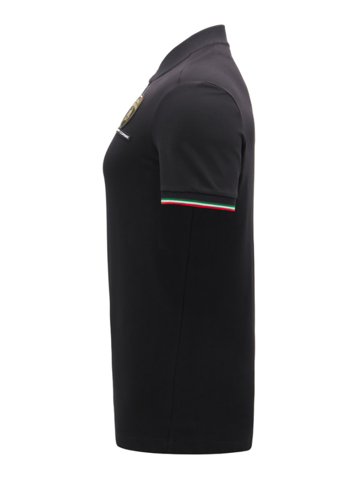 Polo Korean Uomo Lamborghini Squadra Corse SPORTSWEAR 2026/27 Nero-4