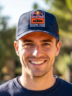 Red Bull KTM Cappello Grid man trucker blue/orange-1
