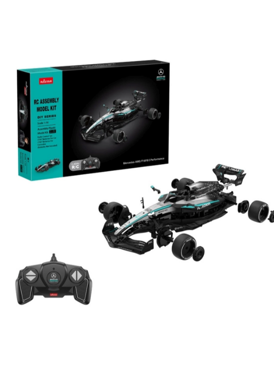 Auto RC Rastar Mercedes-AMG F1 W16 E Performance, kit di montaggio 1:16 nero
