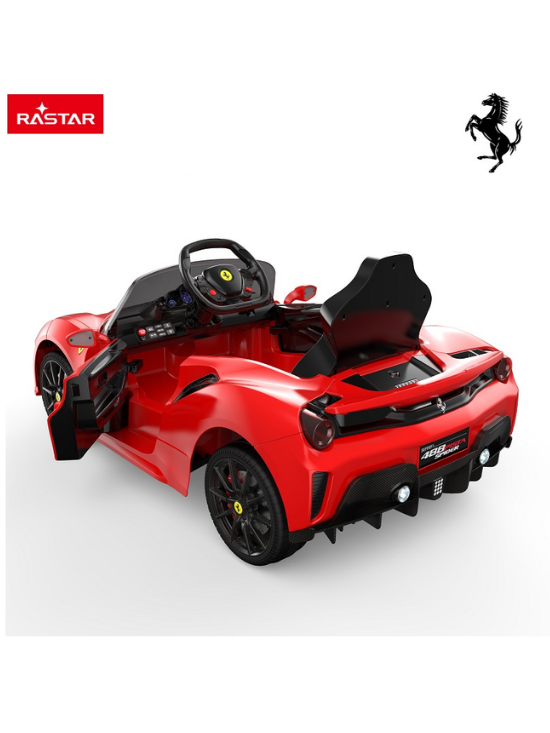 Auto per bambini da 36 a 96 mesi radiocomandata Ferrari 488 Pista spider-4
