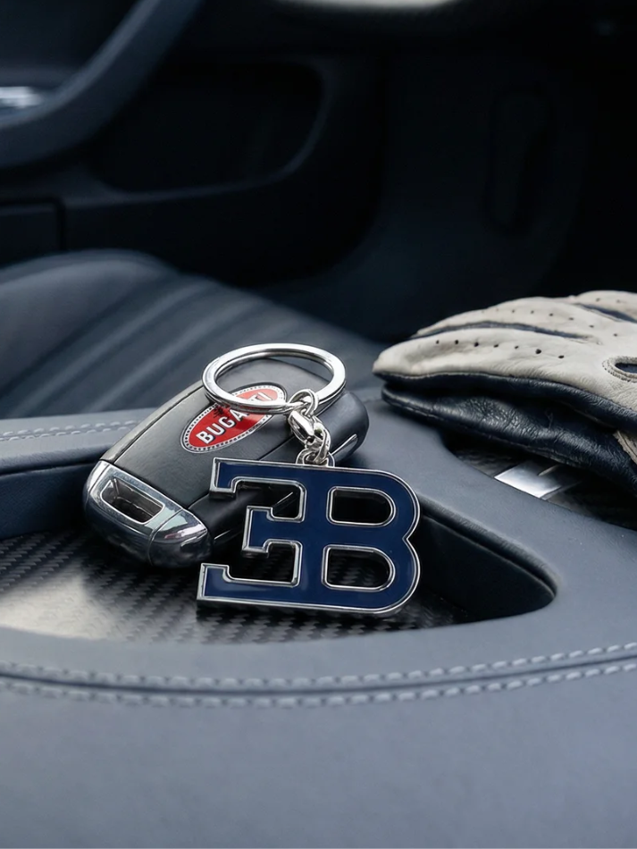 Portachiavi Bugatti logo EB-1