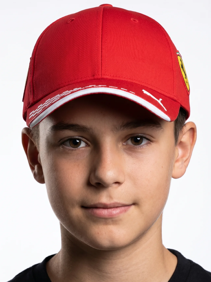Cappellino Team Ferrari bambino rosso-1