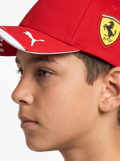 Cappellino Team Ferrari bambino rosso-2