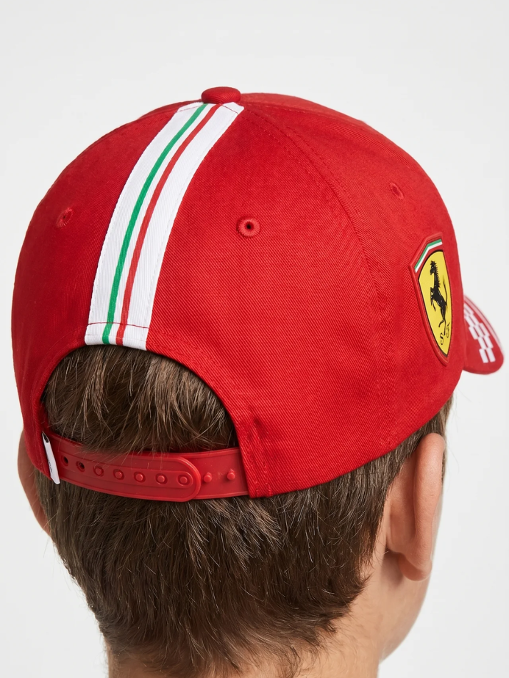 Cappellino Team Ferrari bambino rosso-3
