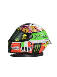 Caschetto Valentino Rossi Heritage VR46 HELMET  MOTO GP Mugello 2012 in scala 1:5-1
