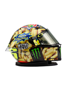 Caschetto Valentino Rossi Heritage VR46 HELMET  MOTO GP Mugello 2014 in scala 1:5-1