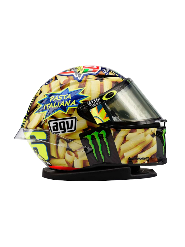 Caschetto Valentino Rossi Heritage VR46 HELMET  MOTO GP Mugello 2014 in scala 1:5-1