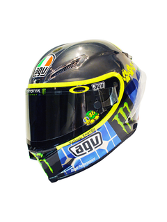 Caschetto Valentino Rossi Heritage VR46 HELMET  MOTO GP Mugello 2014 in scala 1:5-1