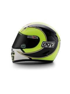 Caschetto Valentino Rossi Heritage VR46 HELMET  MOTO GP season 2007 in scala 1:5-1
