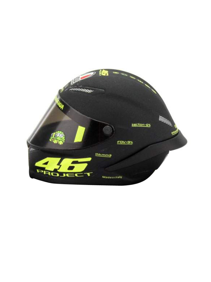 Caschetto Valentino Rossi Heritage VR46 HELMET  MOTO GP test 2012 in scala 1:5