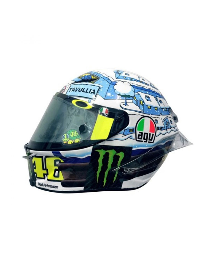 Caschetto Valentino Rossi Heritage VR46 HELMET  MOTO GP test 2017 in scala 1:5