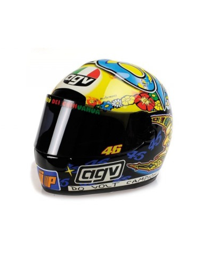 Caschetto Valentino Rossi Heritage VR46 HELMET Moto GP Jacarepaguà 1999-1