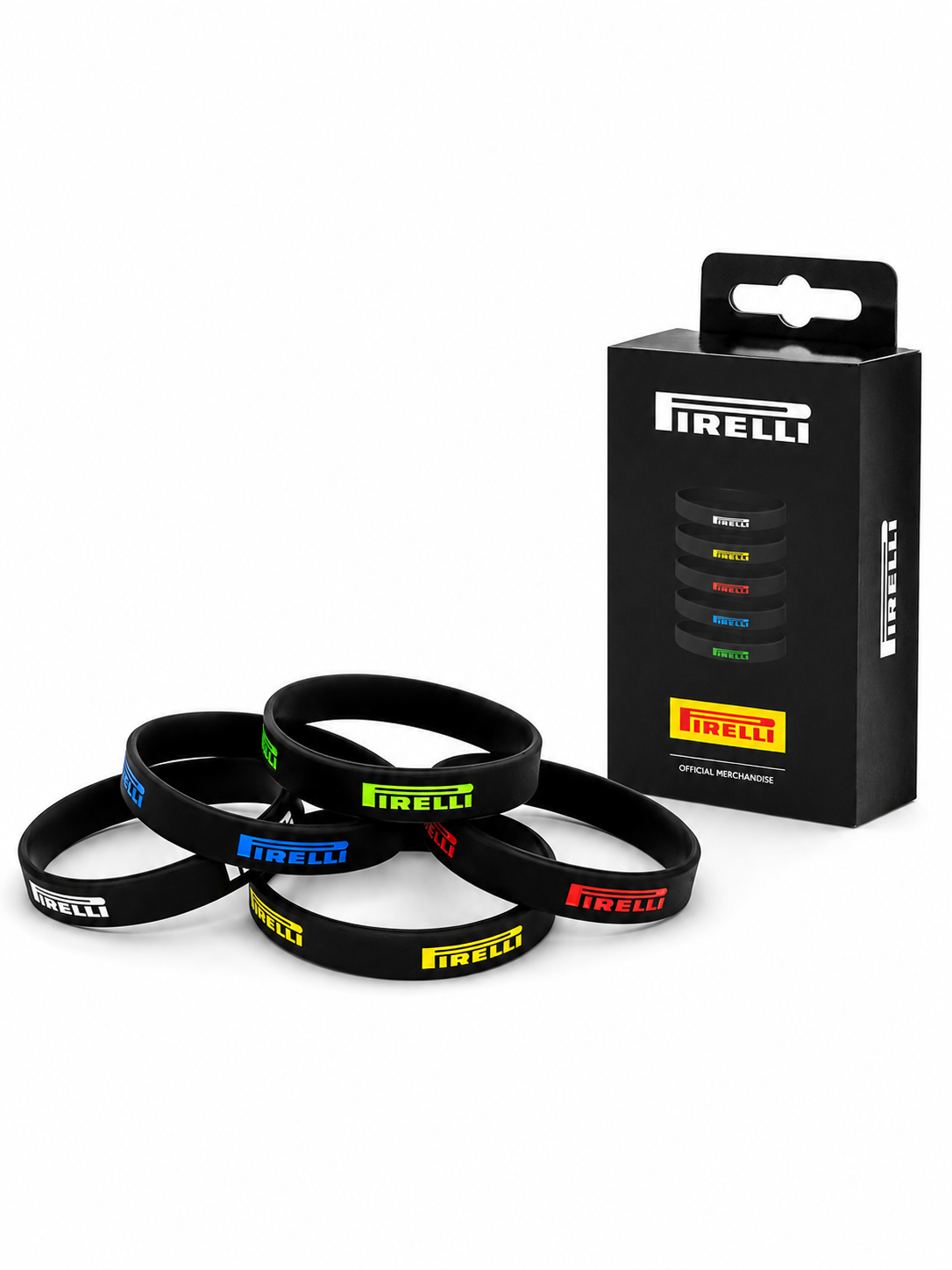 PIRELLI Bracelets Set (5 pcs) Multicolor – Set Braccialetti Ufficiali-1