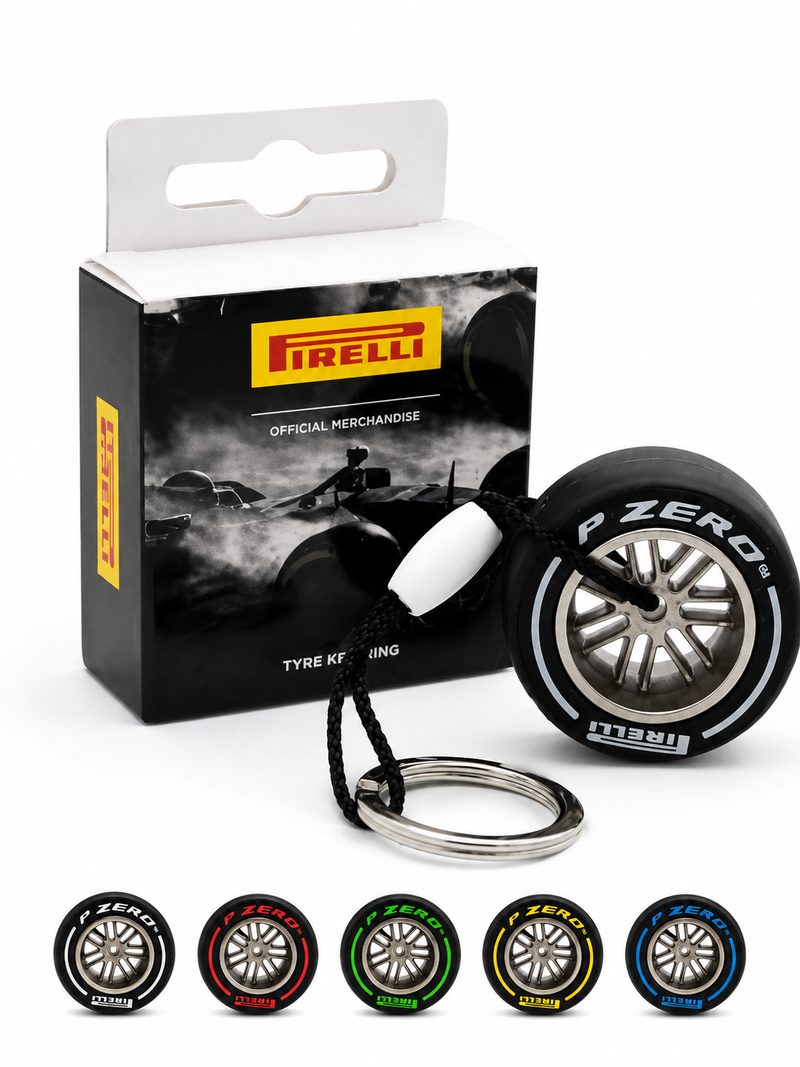 PIRELLI Keyring Tyre – Portachiavi Pneumatico Ufficiale in vari colori-1