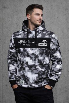 Felpa con cappuccio mimetica Alfa Romeo F1 Team ORLEN-5
