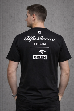 T-shirt da uomo black collezione speciale Monza - Italian GP Alfa Romeo-3