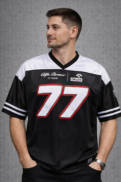 Alfa Romeo F1 Team ALFA ROMEO T-SHIRT COLLEZIONE AMERICAN FOOTBALL JERSEY BOTTAS-2