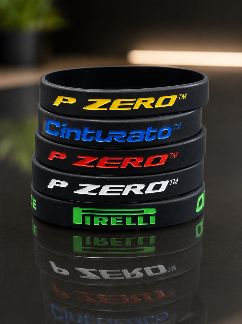 PIRELLI Bracelets Set (5 pcs) Multicolor – Set Braccialetti Ufficiali-2