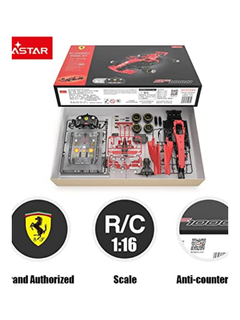 Kit da costruzione automobile Ferrari Sf 1000 Building Kit 1:16 Rc Model Kit RASTAR-2