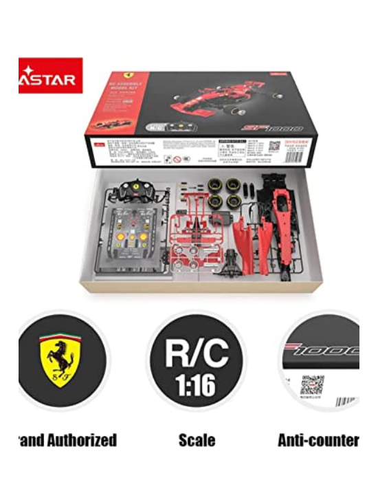 Kit da costruzione automobile Ferrari Sf 1000 Building Kit 1:16 Rc Model Kit RASTAR