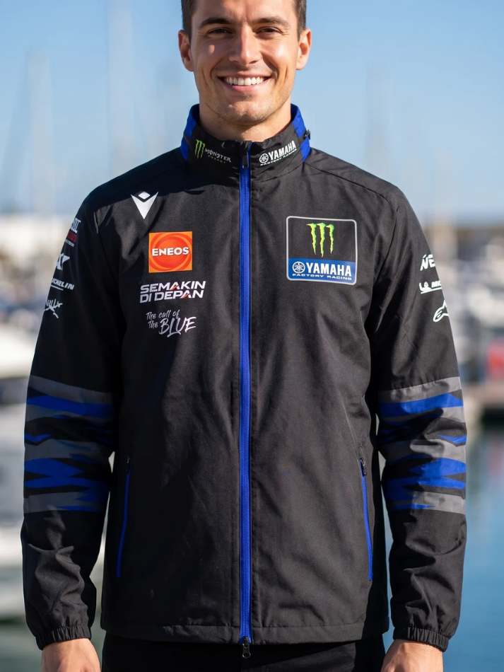 Giacca Antipioggia Da Uomo Yamaha Factory Racing Sponsor Team 2025