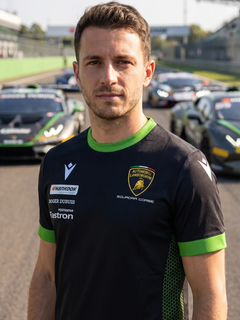 Maglietta Automobili Lamborghini Squadra Corse 2024/25 Nero/Verde-1