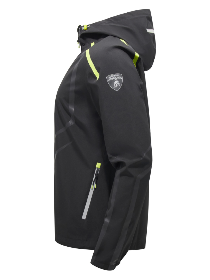 Lamborghini Activewear Giacca da pioggia black/green-4