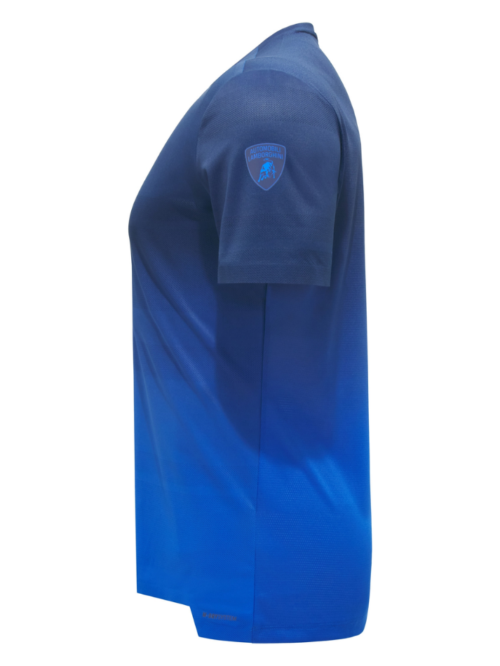 Lamborghini Activewear T-shirt uomo black/blue-3