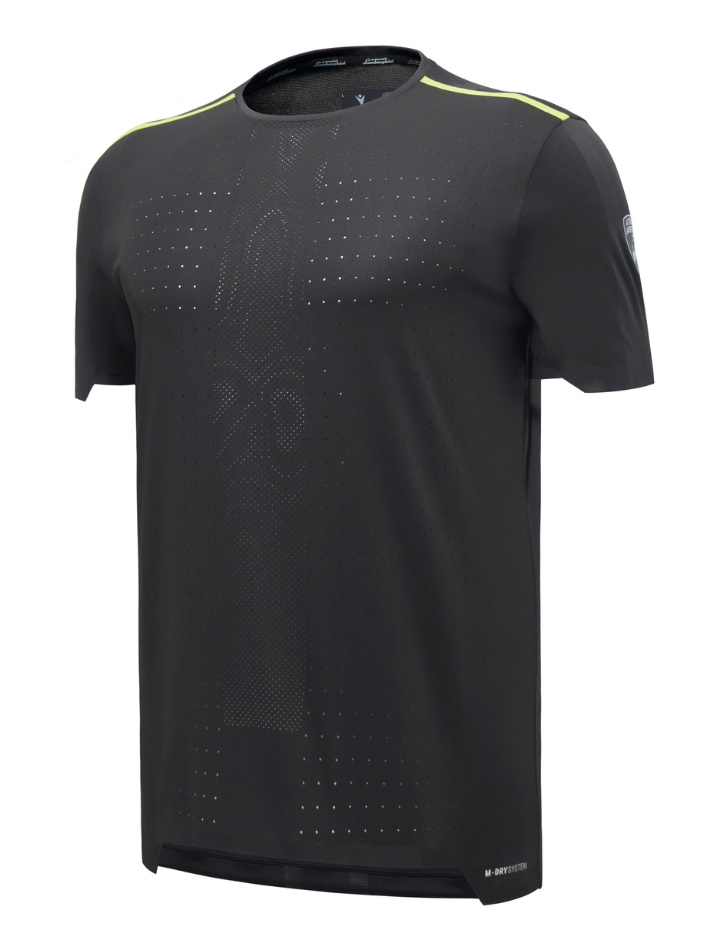 Lamborghini Activewear T-shirt uomo black/green-3