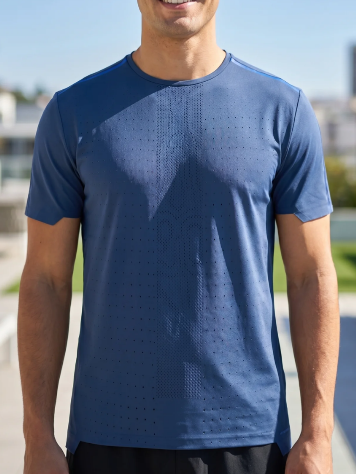 Lamborghini Activewear T-shirt uomo black/blue