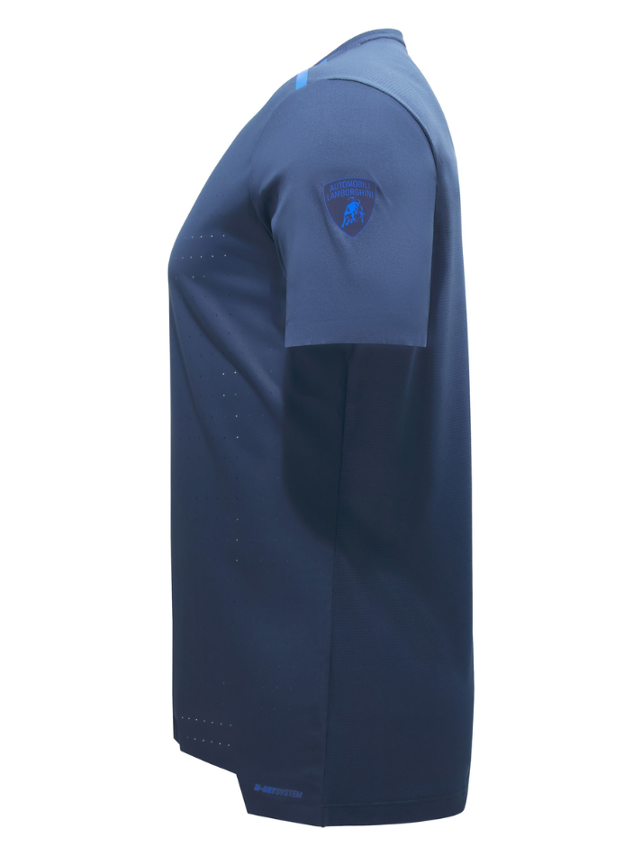 Lamborghini Activewear T-shirt uomo black/blue-4