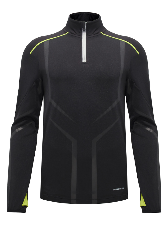 Lamborghini Activewear Sweatshirt uomo black/green-2