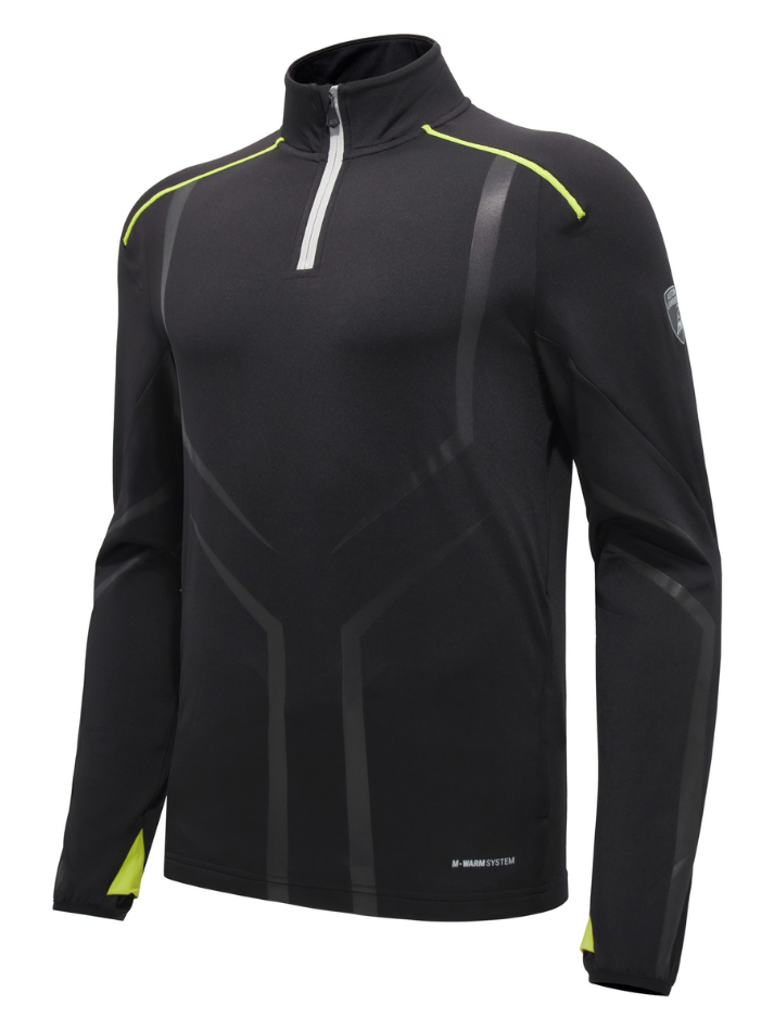 Lamborghini Activewear Sweatshirt uomo black/green-3