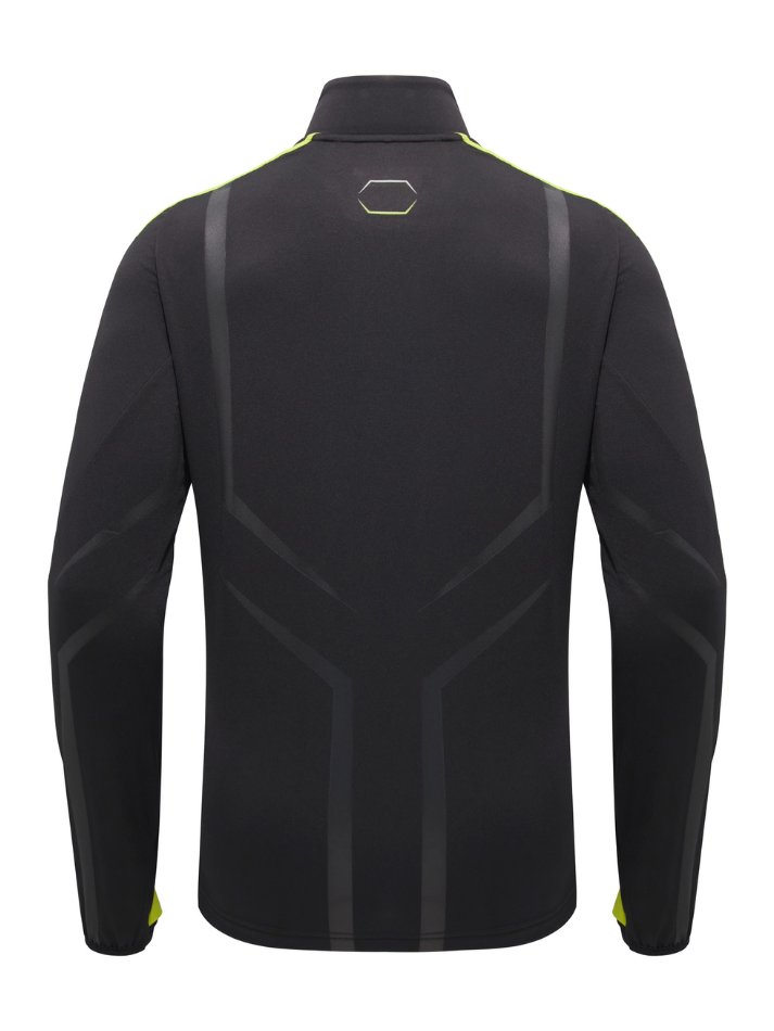 Lamborghini Activewear Sweatshirt uomo black/green-5
