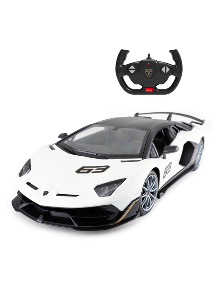 Macchina telecomandata in scala 1:14 LAMBORGHINI AVENTADOR SVJ Performance white-1