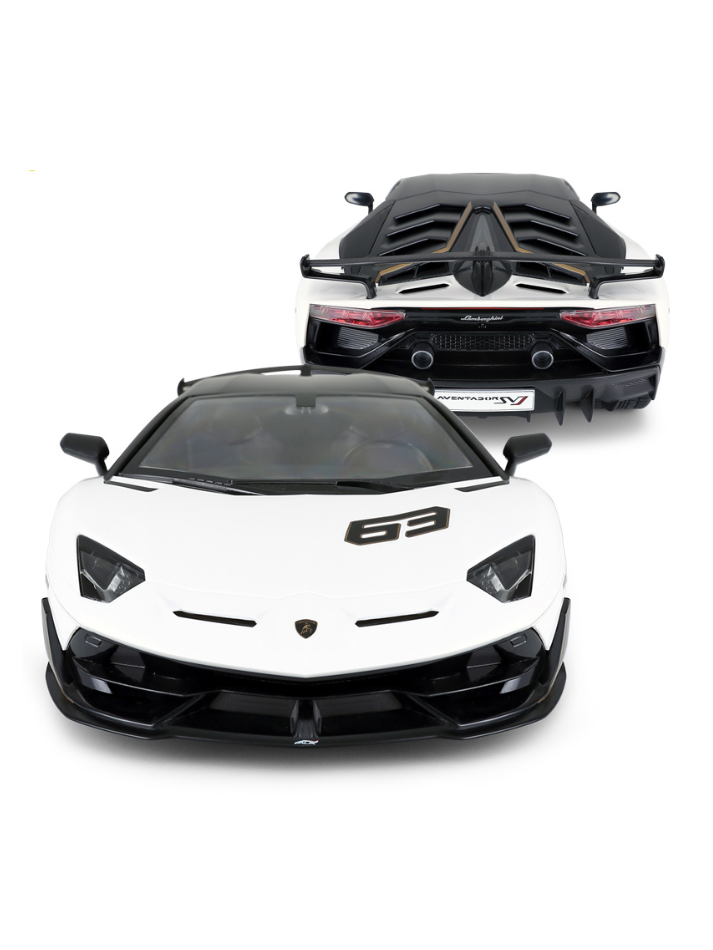 Macchina telecomandata in scala 1:14 LAMBORGHINI AVENTADOR SVJ Performance white-2