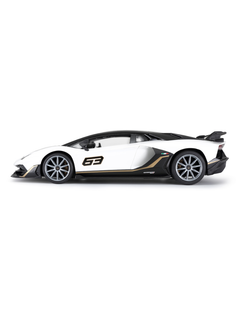 Macchina telecomandata in scala 1:14 LAMBORGHINI AVENTADOR SVJ Performance white-3