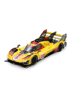 Modellino Auto Burago in scala 1:18 Ferrari 499P Kubica-Ye-Shwartzman #83 Le Mans 2024-1