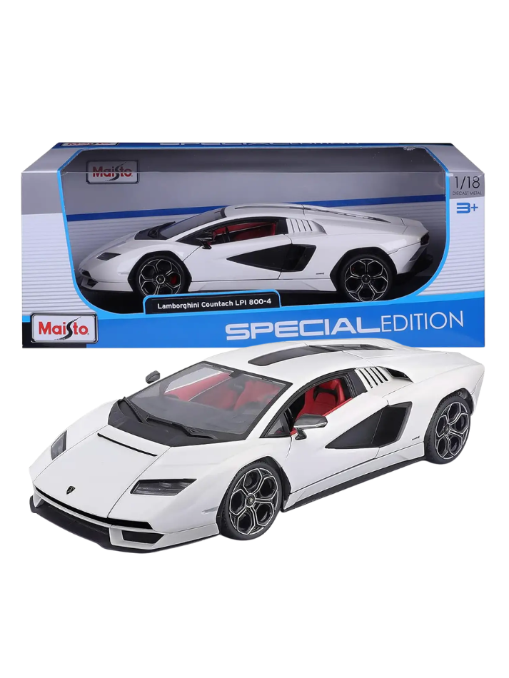 Modellino auto 1:18 LAMBORGHINI COUNTACH LPI800-4 white